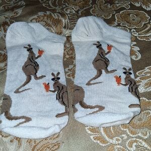Kangaroo Print Women's Socks